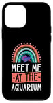 iPhone 12 mini Meet Me At The Aquarium Boho Bohemian Rainbow Fish Tank Case