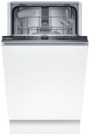 Bosch SPV2HKX42G Slimline Integrated Dishwasher - White