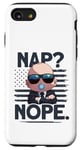 Coque pour iPhone SE (2020) / 7 / 8 Baby Boss « Nap? Nope » Drapeau américain Like A Boss Kids