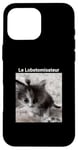 Coque pour iPhone 16 Pro Max evillarry larry chat meme brainrot lobotomisateur mastermind