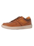 ClarksCambro Race Leather Trainers - Dark Tan