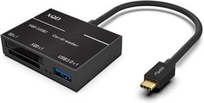 Lecteur de Carte XQD,Port USB C 3.0,Lecteur de Carte Mémoire XQD/SD Type C pour SD (HC),pour Série G,pour Carte Lexar USB Mark,pour Windows/OS(Q1284)