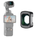 NEEWER Objectif Grand Angle 0,75x Compatible avec DJI OSMO Pocket 3, Champ de Vision étendu de 108°, lentille asphérique à revêtement magnétique, LS-45