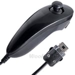 Nunchuk Nunchuck Contrôleur Wiimote Controllor pour Wii Console Jeux Vidéo Noir