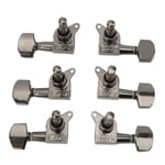 Small Square Fully Enclosed Locking Tuners 3L 3R Metal String Tuning Pegs Gu RHS