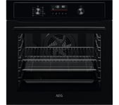 AEG 6000 AirFry BEX535A61B Electric Oven  Black, Black