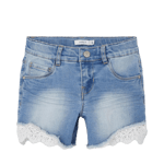 Name It Short NKFSALLI SLIM DNM SHORTS 5372-HA NO Blå