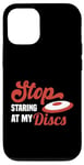 Coque pour iPhone 12/12 Pro Ultimate Frisbee Stop Staring Disques