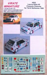 V022 LANCIA DELTA HF WINNER RALLYE TERRE DE NARBONNE 1995 VIRATE MINIATURE 1/43