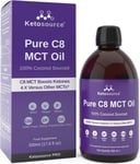 Premium Pure C8 MCT Oil | 4X Ketone Boost Versus Other MCTs | Supports Keto & Fa