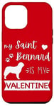 iPhone 15 Plus St. Bernard Valentine’s Day My Saint Bernard Is My Valentine Case