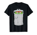 Sesame Street Oscar The Grouch In Trash Can T-Shirt