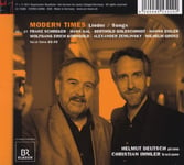 Lieder, Christian Immler, Helmut Deutsch, BERTHOLD GOLDSCHMIDT, Franz Schreker, Hans Gál  Modern Times  CD