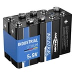 Ansmann 9V Industriellt litiumbatteri 5-pack