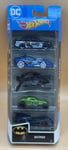 Hot Wheels Batman Dodge Silhouette The Riddler Batmobile 5 Pack Mattel Mr Freeze