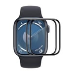 För A Watch Series 10 42mm 2st Skärmskydd 3D Curved Clear Film - Transparent Transparent