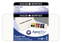 Aquafine Travel Set 12 Farver + 1 Pensel