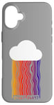 iPhone 16 Plus Cloud with Rainbow Rain Code Wave Case