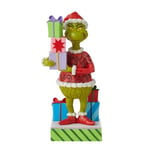 Enesco Jim Shore Grinch Holding Present Figurine