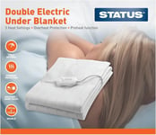 ELECTRIC BLANKET HEATED UNDER BLANKET 3 HEAT SETTINGS  DOUBLE SIZE BLANKET