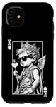 Coque pour iPhone 11 Cupid Valentine King Of Hearts Card Poker Player