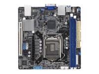 Asus P12r-I - Moderkort - Mini Itx - Lga1200-Uttag - C252 Chipuppsättning - Usb 3.2 Gen 1 - 2 X Gigabit Lan - Inbyggda Grafiken