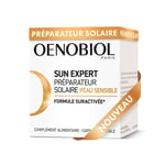 OENOBIOL SUN EXPERT Préparateur Solaire Peau Sensible - Protection cellulaire renforcée Favorise un hâle intense et éclatant Complément Alimentaire 30 capsules Programme 1 mois Capsule(S) pc(s)