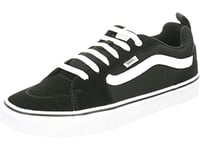 Vans Homme Filmore Basket, Garçon, Suede Canvas Black White, 45 EU