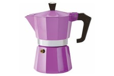 Pezzetti Italexpress Aluminium Stove Top Espresso Moka Pot 6-Cup (Purple)