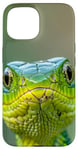 iPhone 15 green snake eyes Case