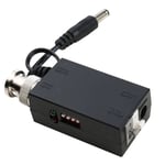 DC12V 1CH Active UTP Video Balun BNC Video Balun for CCTV Camera DVR System Q8E9