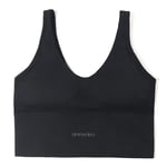 Mettime Sports Bras for Women Seamless Sports Bra Wirefree Yoga Bras Unique Cross Back Strappy for Gym Yoga（4colors S-L