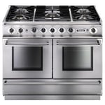 Falcon FCON1092DFSS/CM-EU Continental 1092 Dual Fuel Range Cooker In Stainless Steel with Chrome