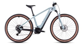 Vtt electrique semi rigide cube reaction hybrid performance 500 shimano cues 9v 500 wh 29   bleu sky light 2025