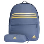 adidas Mixte Classic Horizontal 3-Stripes Backpack, preloved ink/semi spark, One size