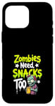 Coque pour iPhone 16 Pro Max Zombie Apocalypse Humour Humour Humour Undead Quotes Survival Comedy