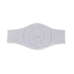 CANDIDE - Mini Bouillotte De Massage Bébé - Calme Par La Chaleur - Noyaux De Cerises - Ceinture Réglable Auto-Agrippante - 0-4 mois - 65x11cm (Losange Gris)