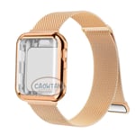 Milanese kotelo + hihna Apple Watch Band Ultralle 49mm 41mm 40mm 44mm 38mm 42mm TPU-näyttö Iwatch Series 9 8 7 6 SE 5 4 Correa 45mm