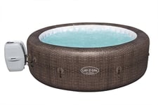 Miljövänlig Bestway Lay-Z-Spa St. Moritz uppblåsbar bubbelpool - Energisnål, 5-7 personers kapacitet, Rotan-look design