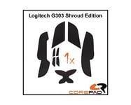 Corepad Grips Logitech G303 Shroud Edition - Musta