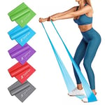 Beenax Resistance Band For Men & Women - Exercise Band to Build Muscle, Flexibility, Strength for Pilates, Yoga, Rehab, Stretching, Fitness, Gym, Physio, Strength Training and Workout