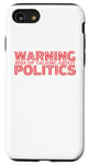 Coque pour iPhone SE (2020) / 7 / 8 Avertissement Risque de parler de politique