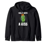 Carnival Costume SEAL IT WITH A KISS Frog Zip Hoodie