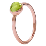 London Road 9ct Rose Gold Pimlico Bubble Stacking Ring