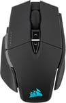 M65 Rgb Ultra Wireless Souris De Jeu Fps Accordable-26 000 Dpi-Sans Fil Sub-1Ms-Système De Poids-Batterie Jusqu'À 120 Heures-Compatible Icue-Pc,Mac,Ps5,Ps4,Xbox-Noir