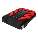 Adata 2TB HD710 Pro Rugged USB3.0 External HDD Hard Drive - Red