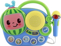 Cocomelon My First Sing-Along Boombox with Built-in Songs. Microphone, Brand New