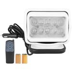 Eosnow - 50W led blanc télécommande bateau voiture projecteur travail projecteur Base magnétique éclairage extérieur