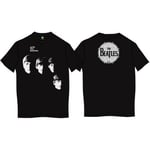 The Beatles Men's Premium Tee: With The Beatles (back Print) - Black