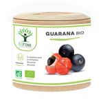 Guarana Bio - Bioptimal - Complément Alimentaire - Brûle Graisse Minceur Énergie - 40mg De Caféine / Jour - 250mg De Poudre De Guarana Pur / Gélule - Fabriqué En France - Certifié Ecocert - 60 Gélules